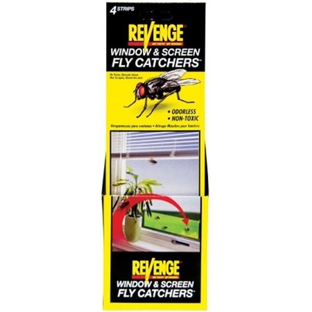 Bonide Products Bonide 46200 Revenge Window & Screen Fly Catcher 4 Count Pack Of 24 46200